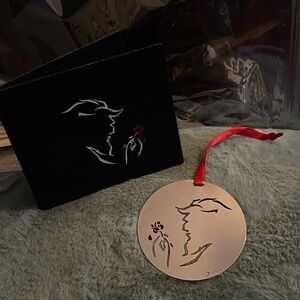 Disney Beauty and the Beast Beast metal cut-out ornamentment.